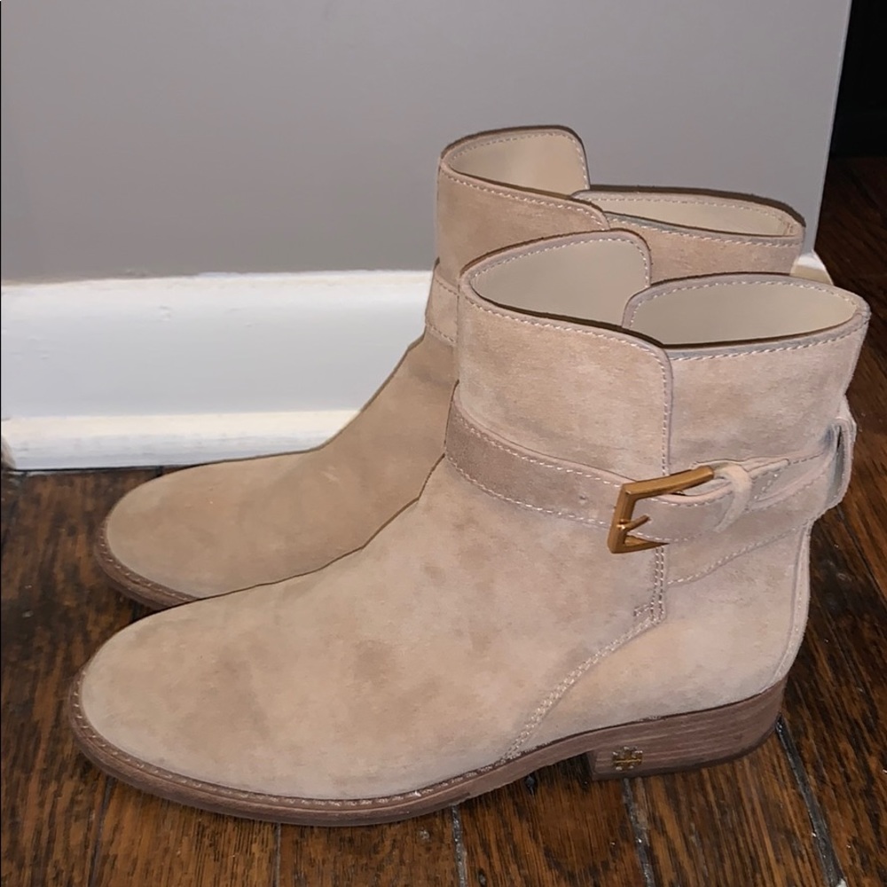 Tory Burch Tan Booties
